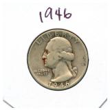 1946 Washington Silver Quarter