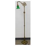 ** Victorian Bridge Lamp - 60" Tall w/ Cased