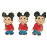 3 Vintage Hanna Barbera Productions 5" Mickey