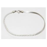 Vintage Sterling Silver Herringbone Chain
