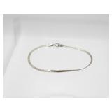 Vintage Sterling Silver Herringbone Chain