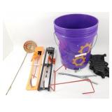 Ice Fishing Gear with Bucket
