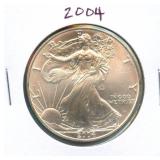 2004 American Silver Eagle $1 - 1oz Fine Silver