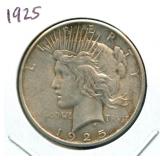 1925 Peace Silver Dollar
