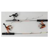 * 3 Ice Fishing Poles
