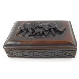 Very Heavy Elephant Box with Purple Elephant