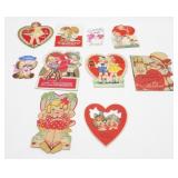 Vintage Valentine Cards Paper Ephemera