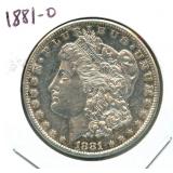 1881-O Morgan Silver Dollar
