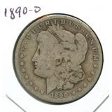 1890-O Morgan Silver Dollar