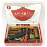 Cigar Box Full of Old Shotgun Shell Casings,