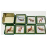 Wildlife Coasters in Tin Box