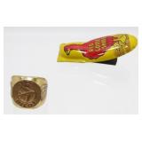 Red Goose Shoes Advertising Clicker & Ring