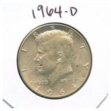 1964-D Kennedy Silver Half Dollar
