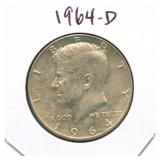 1964-D Kennedy Silver Half Dollar