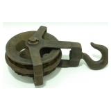 * Antique James H Channon Chain Pulley
