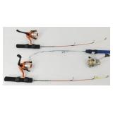 * 3 Ice Fishing Poles