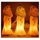 * Box of 3 White Mary Lamps