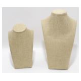 2 Necklace Jewelry Display Stands