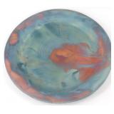 * Large Decorative Green Plate