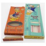 Vintage Donald Duck Straws