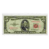 1953-A $5 Red Seal Legal Tender U.S. Note