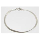 Vintage Sterling Silver Herringbone Chain