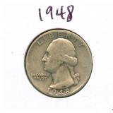 1948 Washington Silver Quarter