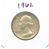 1962 Washington Silver Quarter