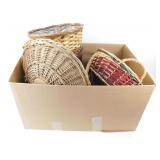 ** 7 Wicker Baskets - All Nice