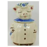 * Shawnee Color Decorated "Winnie Pig" Cookie Jar