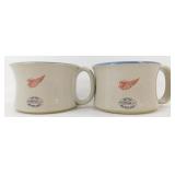 * Set of 2 Red Wing Soup Mugs