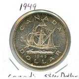 1949 Canadian Silver Dollar