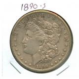 1890-S Morgan Silver Dollar
