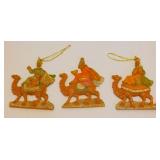 * Vintage 3 Wise Men Ornaments