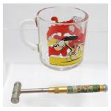 * 1978 Garfield Character Glass - McDonald's