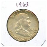 1963 Franklin Silver Half Dollar