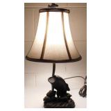 ** Lamp with Metal Fish