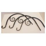 Wrought Iron Hook Brackets