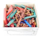 * Large Group of Lincoln Logs