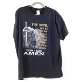 2XL Black T-Shirt with Logo On It