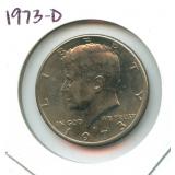 1973-D Kennedy Clad Dollar