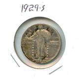 1929-S Standing Liberty Silver Quarter