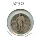 1930 Standing Liberty Silver Quarter