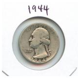 1944 Washington Silver Quarter