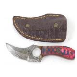 New Damascus Steel Texas Skinner Knife with