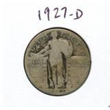 1927-D Standing Liberty Silver Quarter