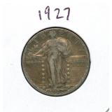 1927 Standing Liberty Silver Quarter