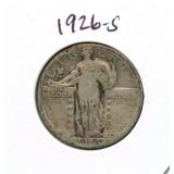 1926-S Standing Liberty Silver Quarter
