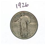 1926 Standing Liberty Silver Quarter