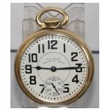 Waltham Gold Filled Vanguard Railroad Pocket